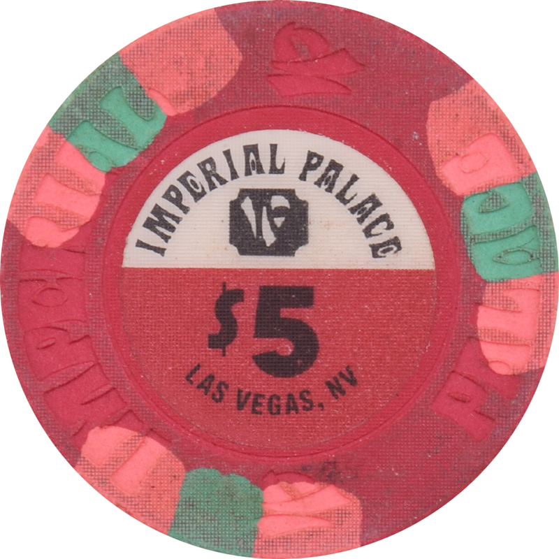 Imperial Palace Casino Las Vegas Nevada $5 Chip 1992