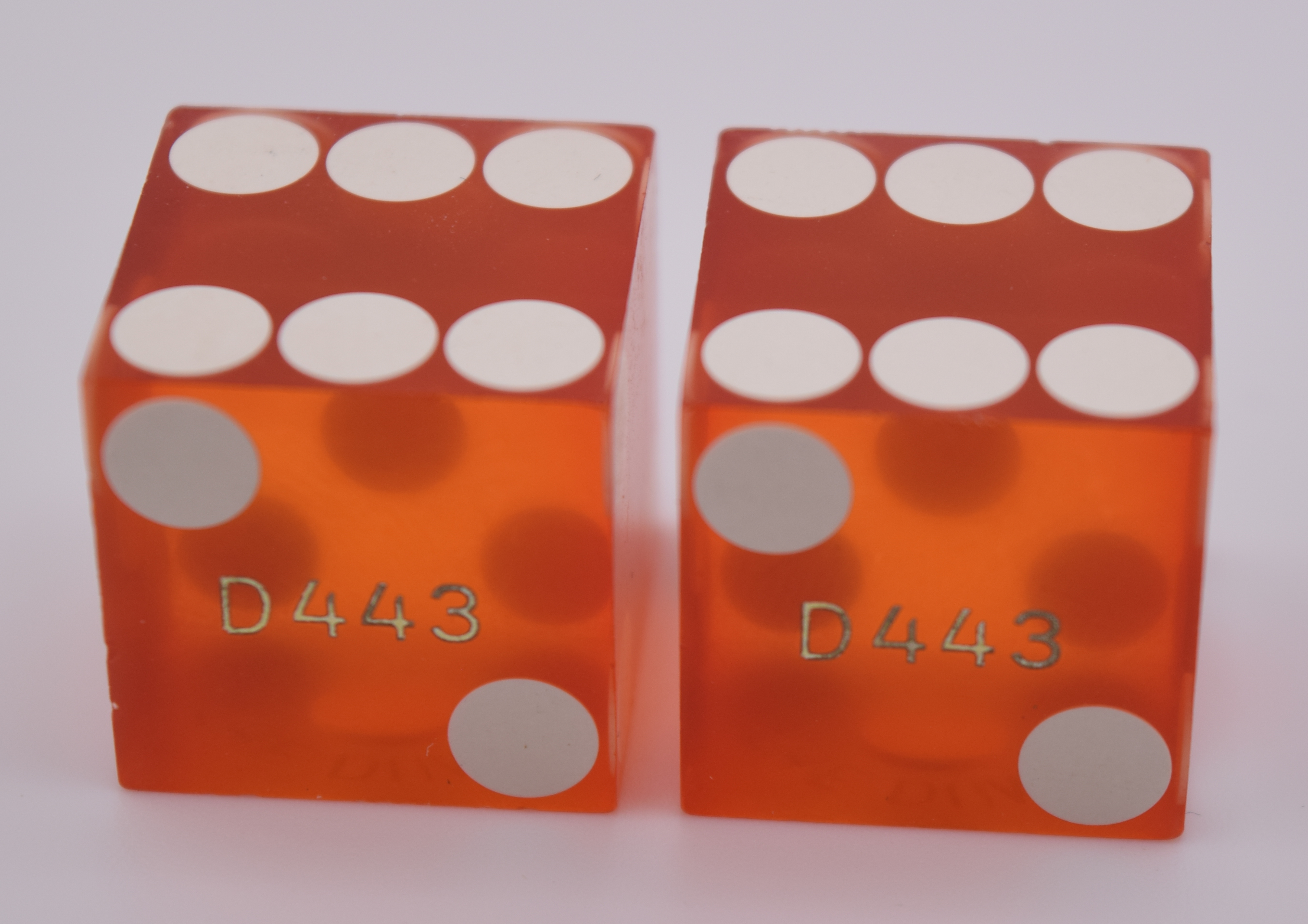 Dunes Casino Dice Las Vegas Nevada Matching Numbers