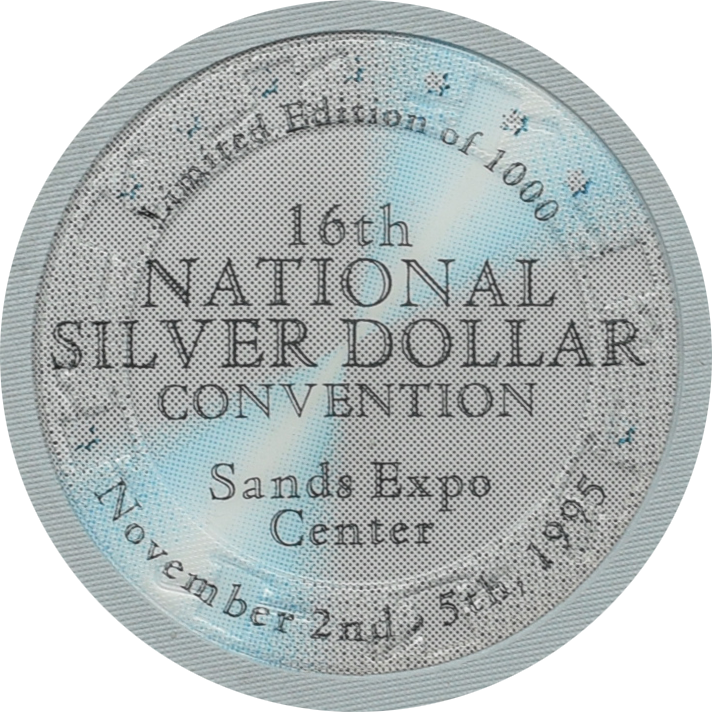 16th National Silver Dollar Convention Sands Expo Center November 2nd-5th 1995 Paulson RHC Chip