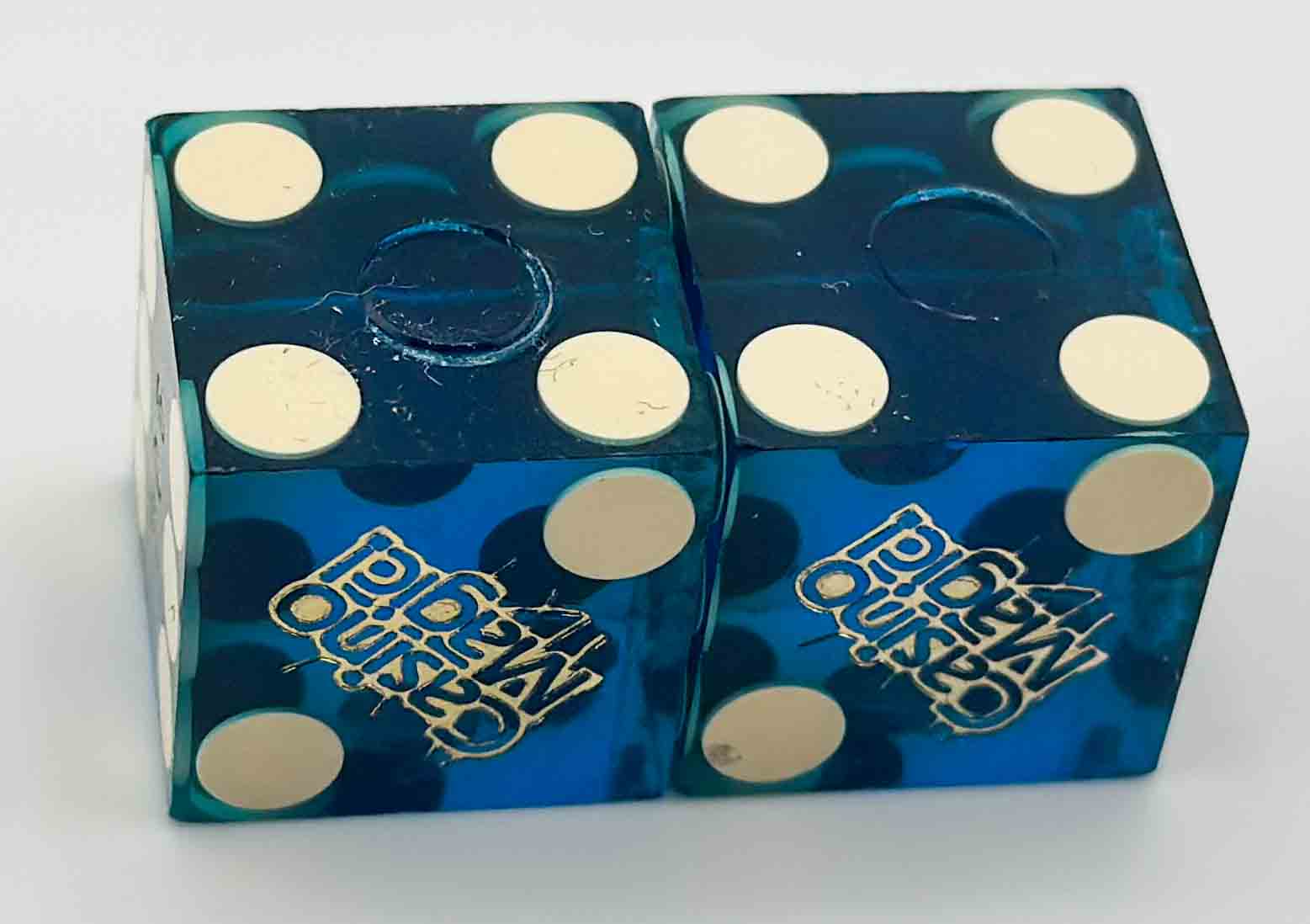 Casino Magic Used Blue Dice Biloxi Mississippi