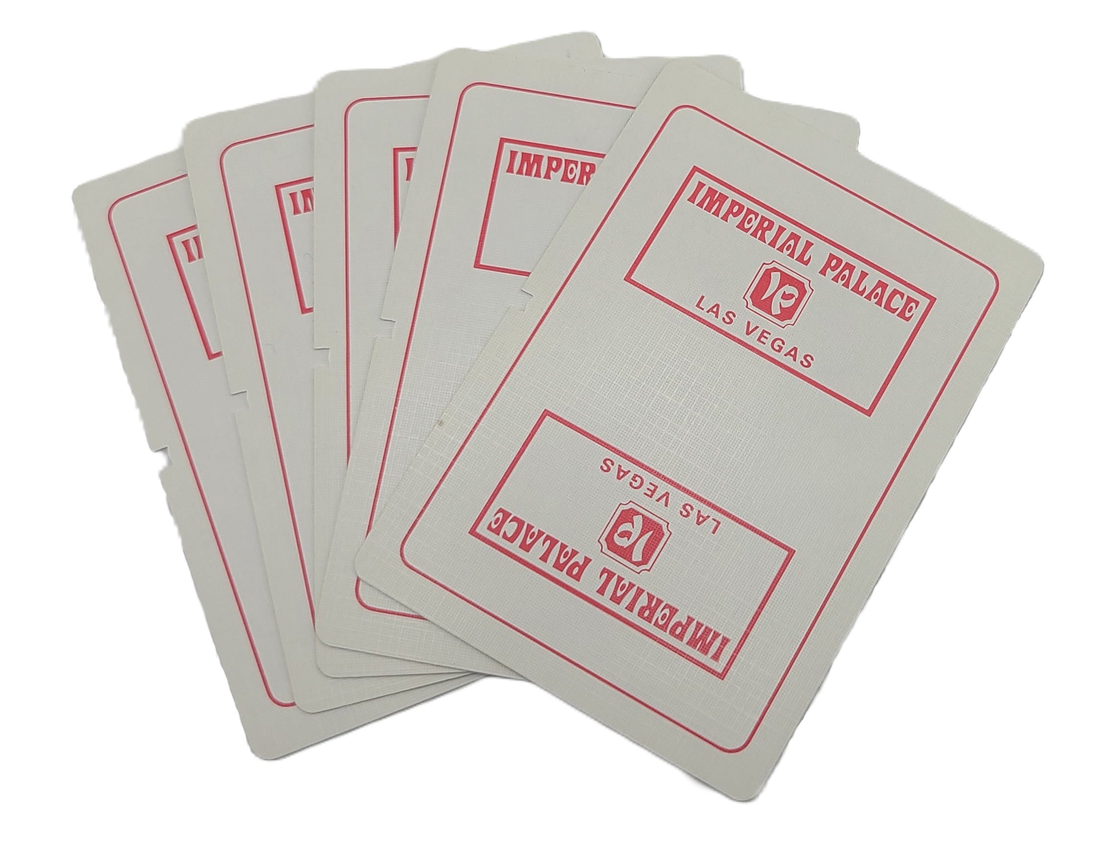 Imperial Palace Casino Las Vegas Nevada Red Used Deck Vintage