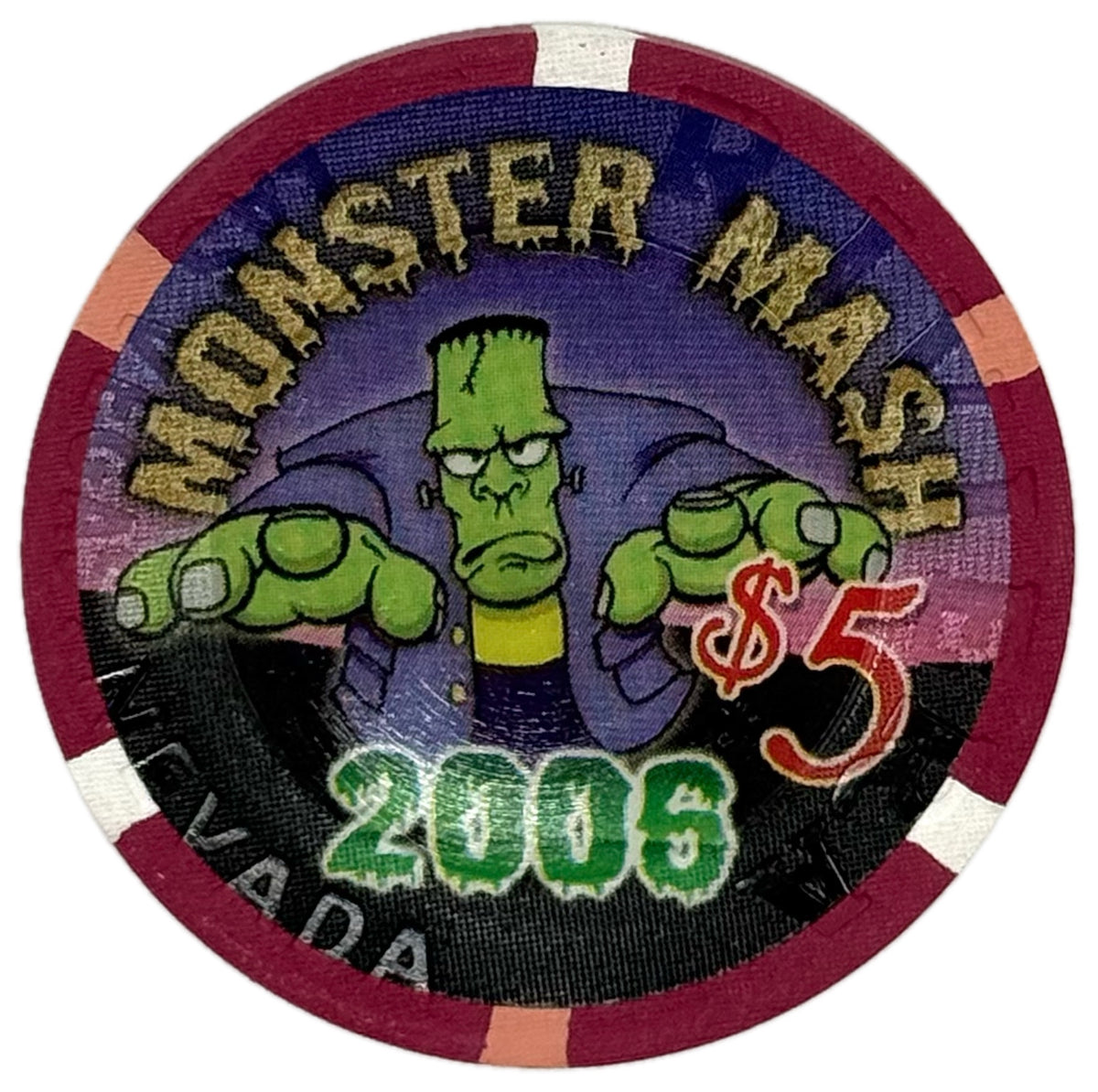 Riviera Casino Las Vegas NV $5 Halloween Chip 2006
