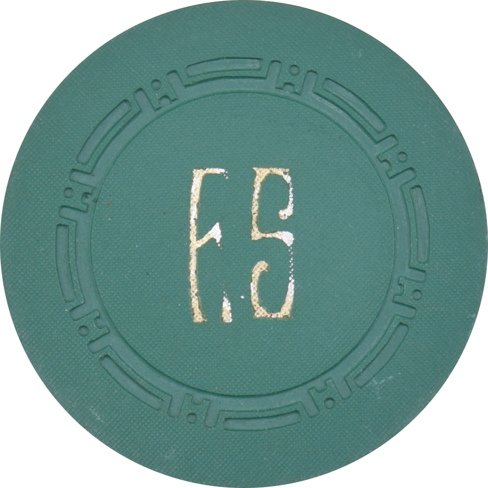 RS Card Room Monogram UFC Unknown Location Green Chip