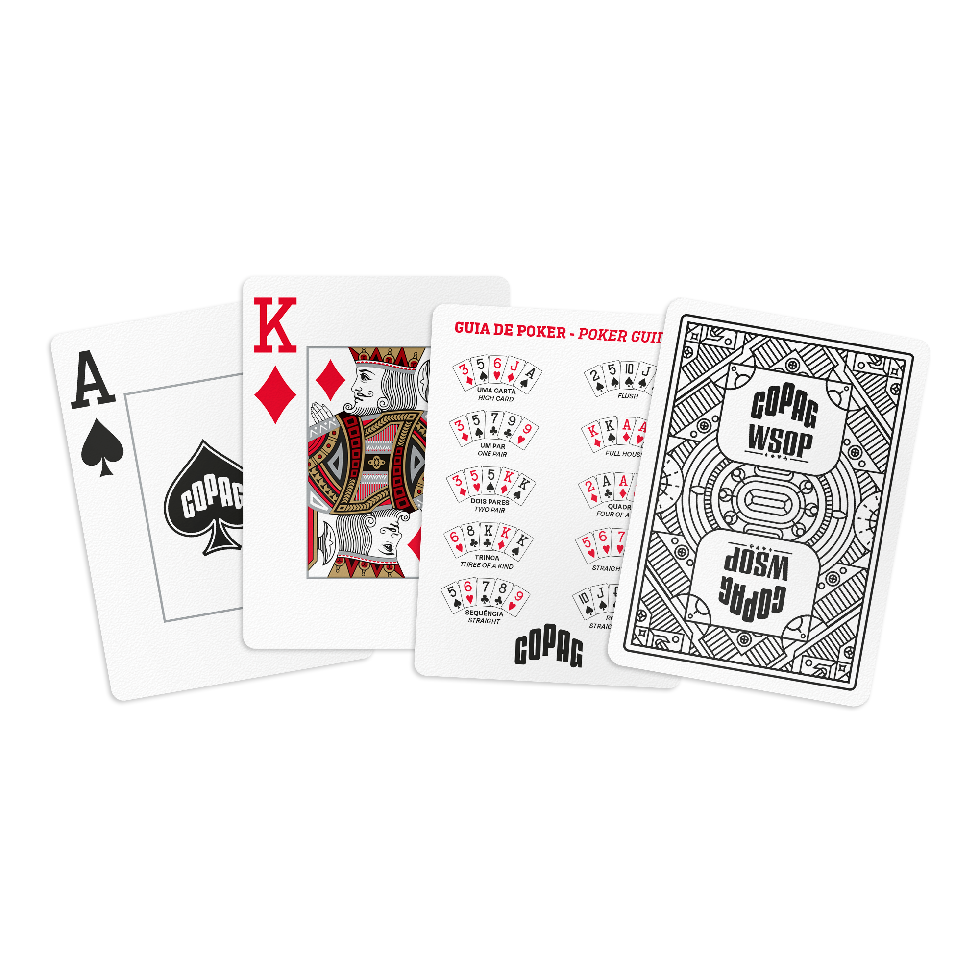 Copag World Series of Poker Single Deck Jumbo Index Poker Size