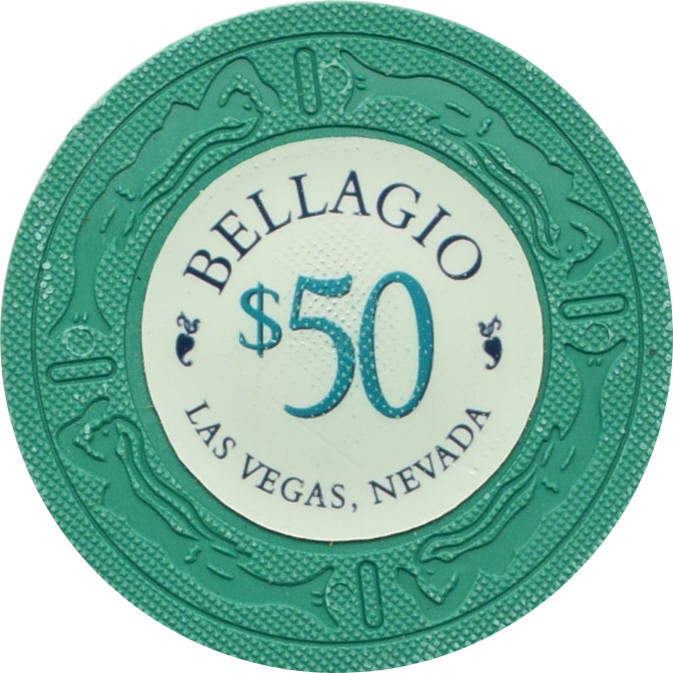 Bellagio Casino Las Vegas Nevada Ocean's Eleven Movie Prop $50 Chip