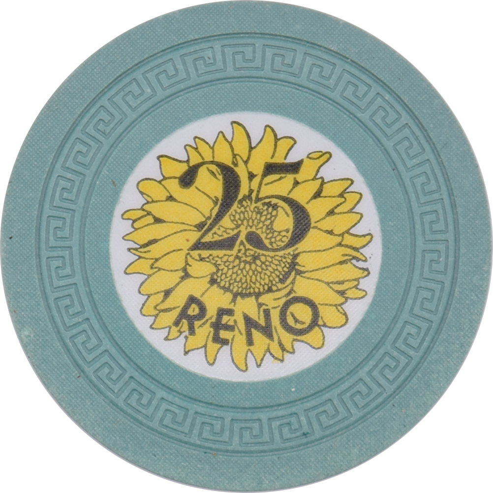 Sunflower Casino Reno Nevada $25 Chip 1949