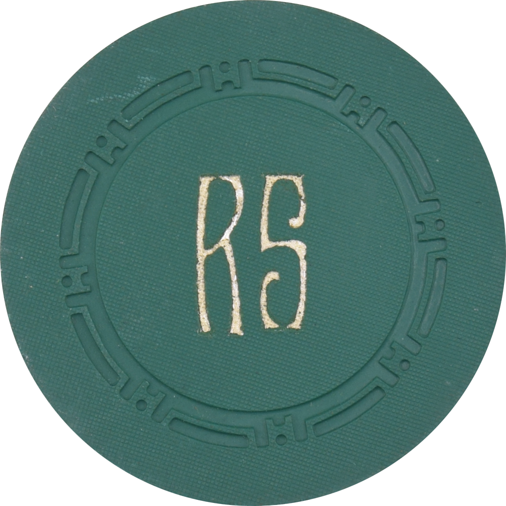 RS Card Room Monogram UFC Unknown Location Green Chip