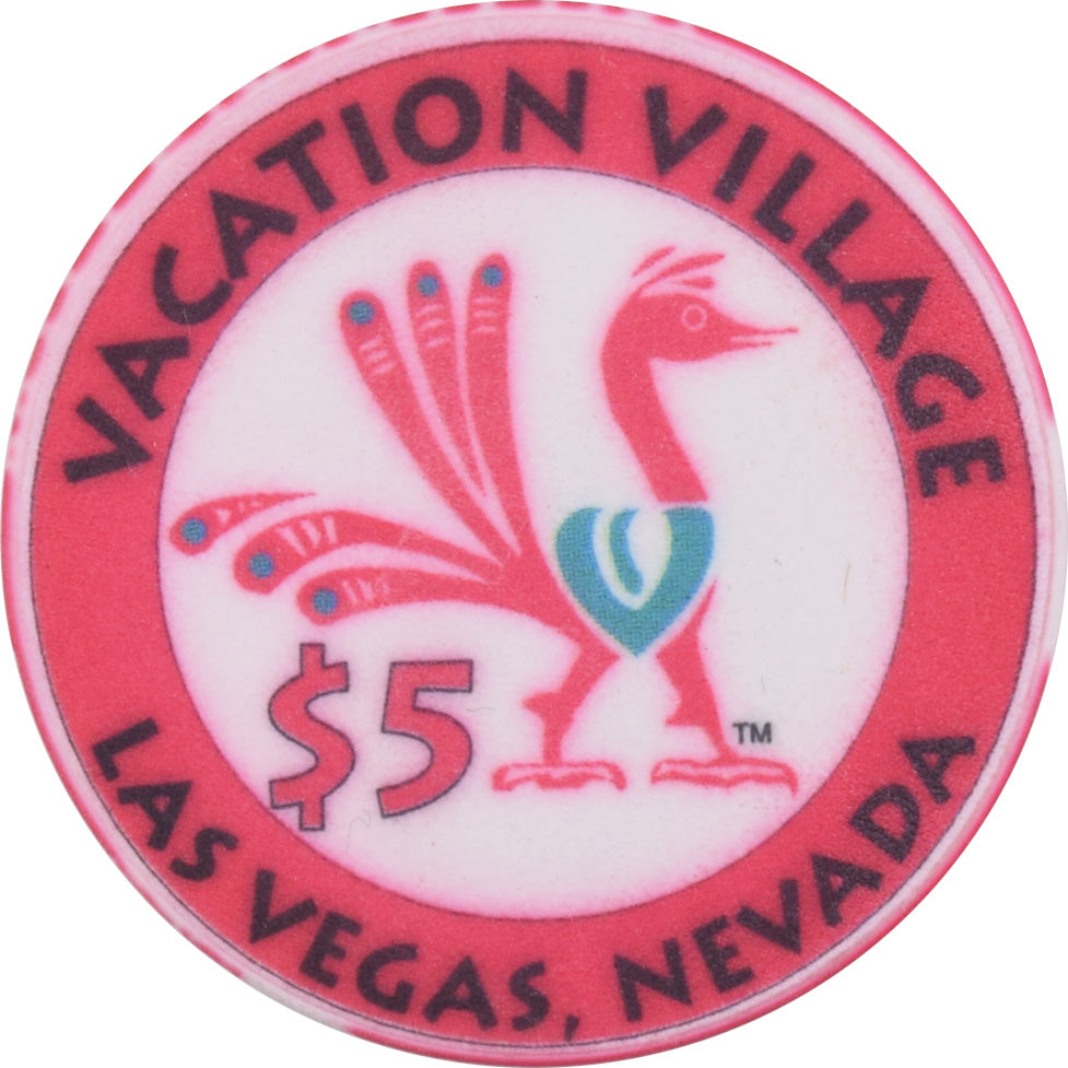 Vacation Village Casino Las Vegas Nevada $5 Fall Chip 1999