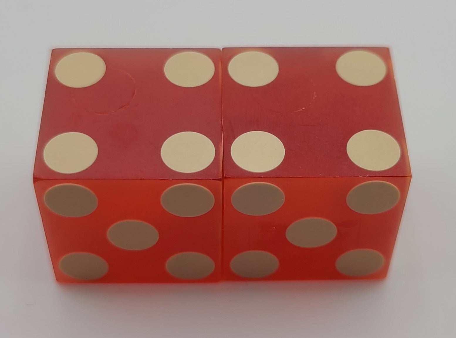 Riviera Casino Las Vegas Nevada Used Pair of Dice 1970's-80's