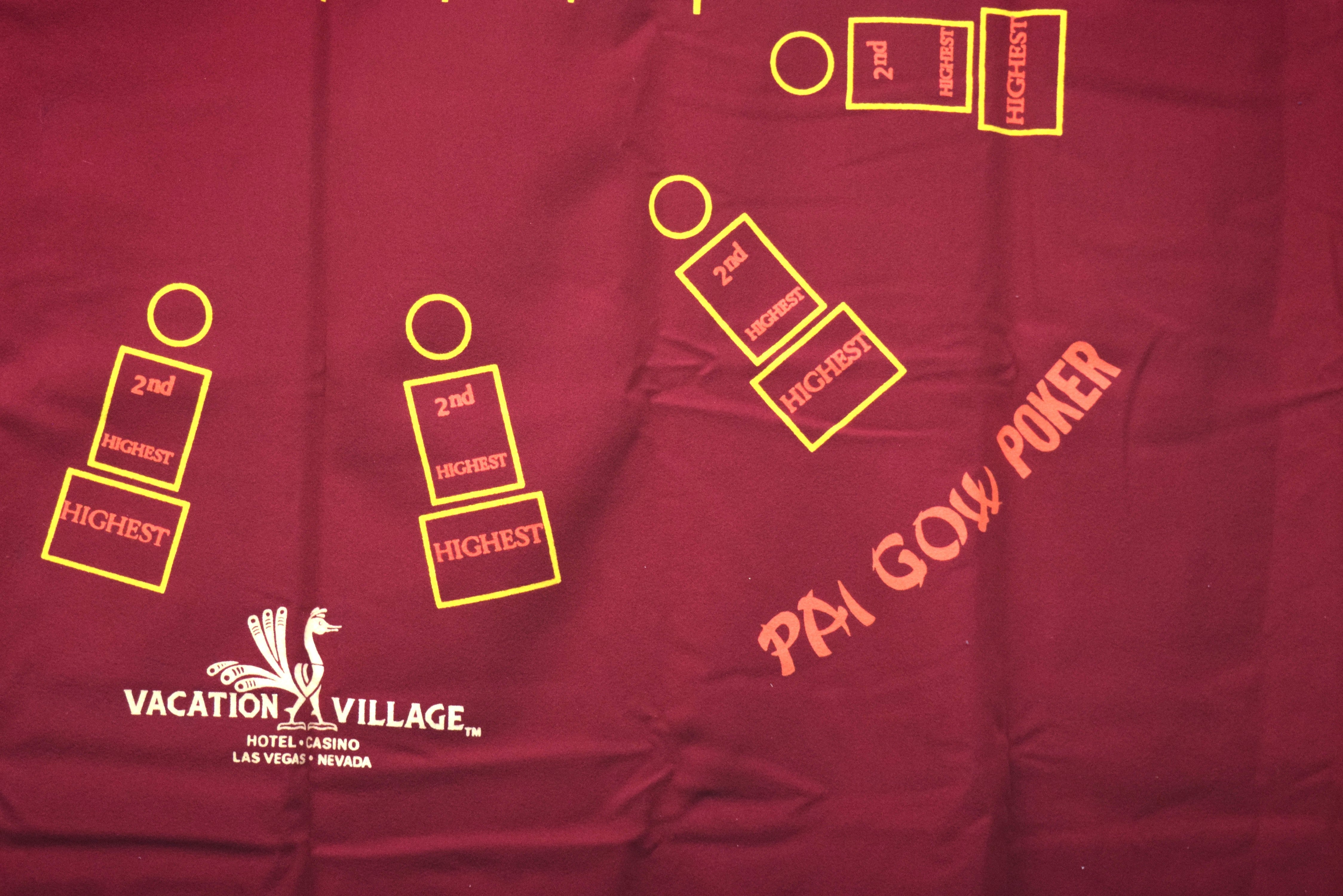 Vacation Village Casino Las Vegas Nevada New Pai Gow Layout