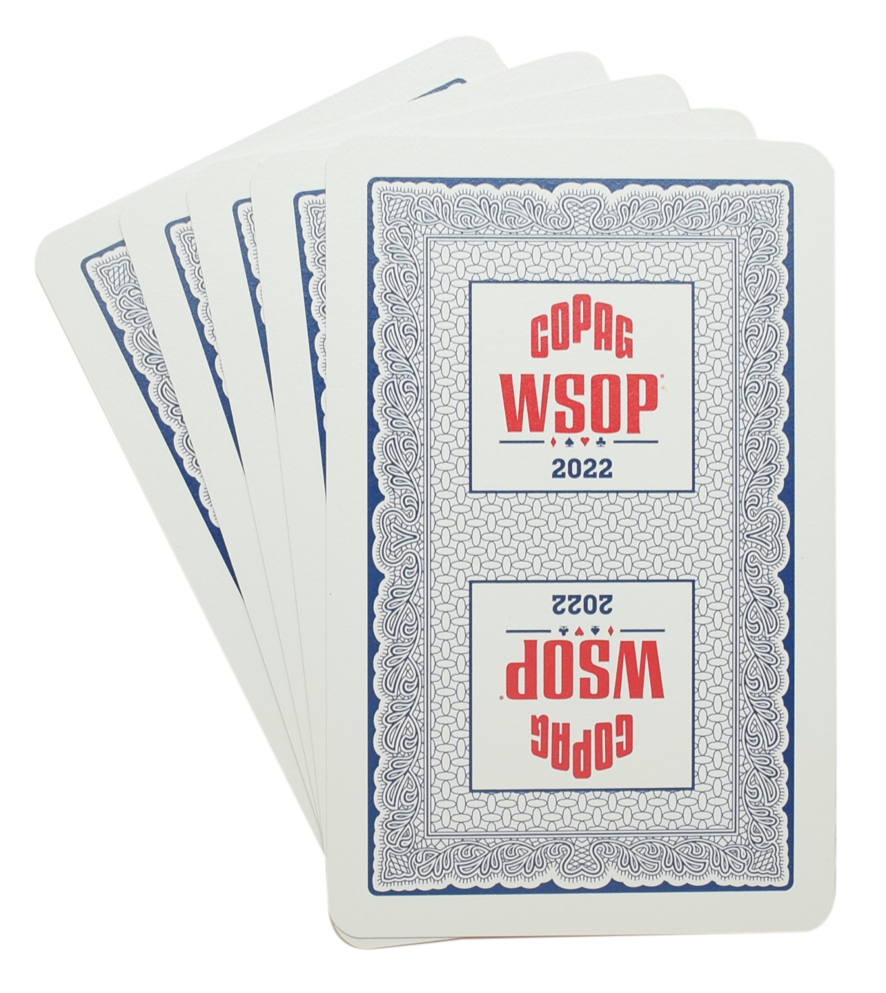 2022 Set of 2 Authentic Decks Dealt at WSOP Used Copag Plastic Playing Cards Bridge Standard Index