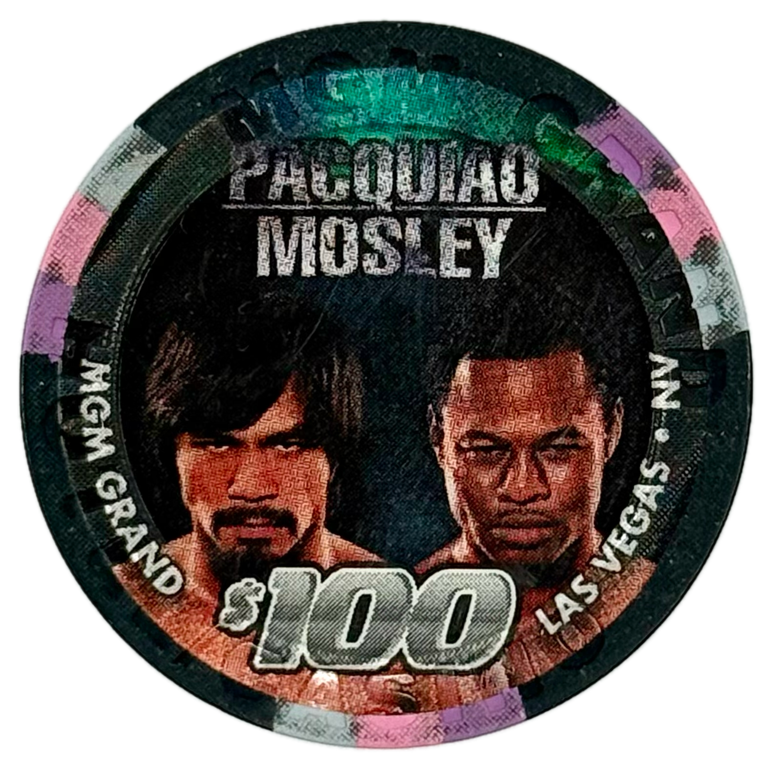 MGM Grand Casino Las Vegas NV $100 Pacquiao vs Mosley May 7, 2011 Chip
