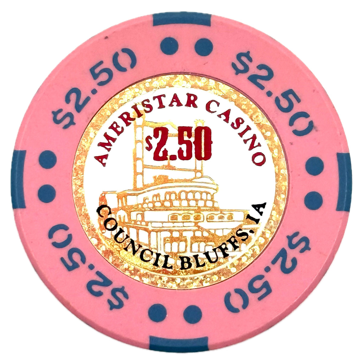 Ameristar Casino Council Bluffs IA $2.50 Chip 1996