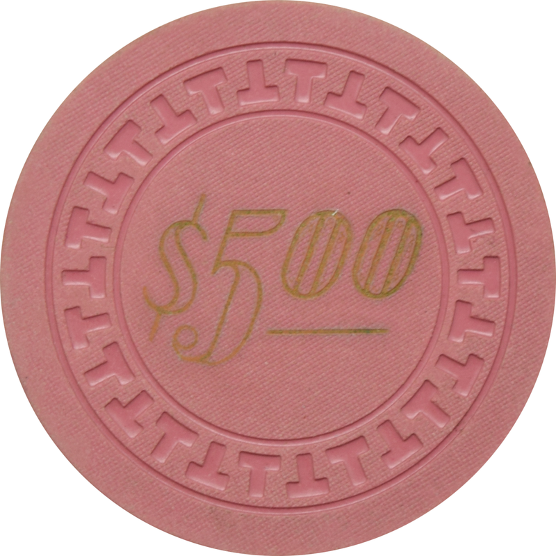Westwood Club (Barney) Illegal Casino Benton Arkansas $5 Pink Chip