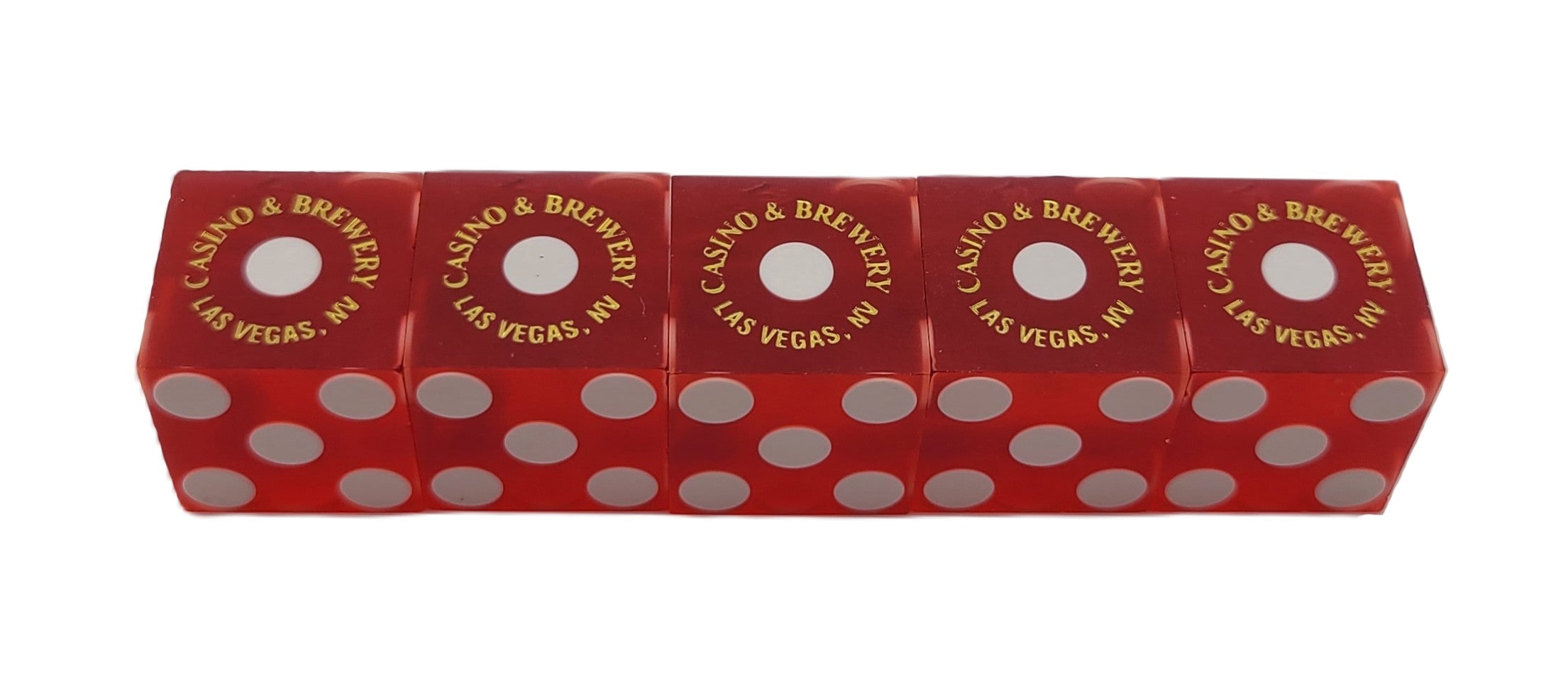 Ellis Island Casino Las Vegas Nevada Stick of Used Dice 2010's #2