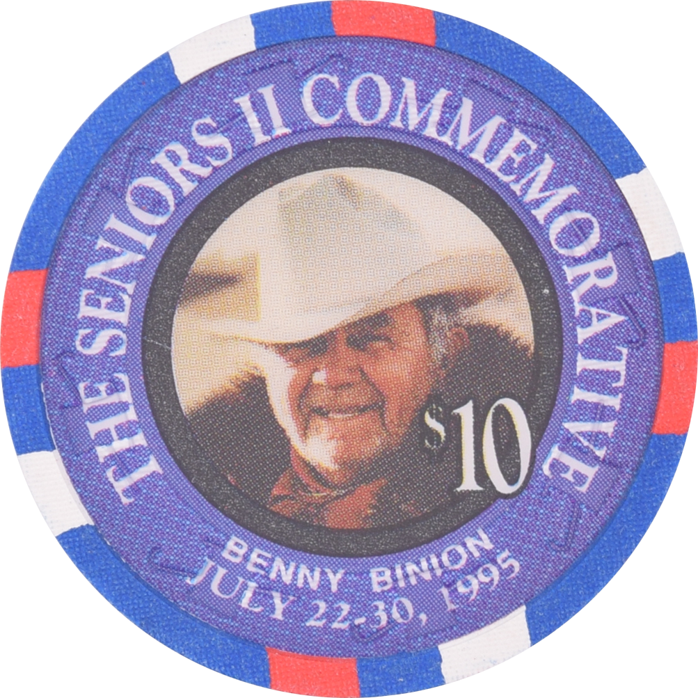 Oceanside Card Room Casino Oceanside California $10 Benny Binion Chip