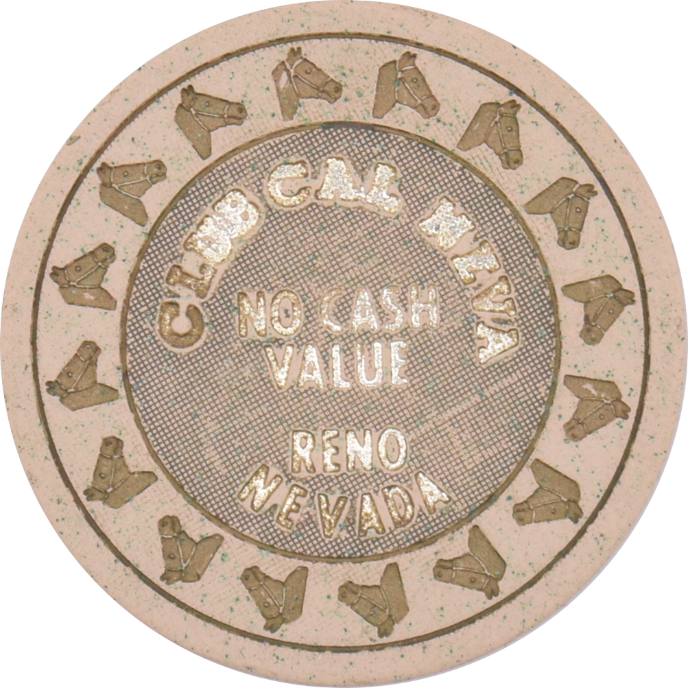 Club Cal-Neva Casino Reno Nevada Cream NCV Chip 1970s
