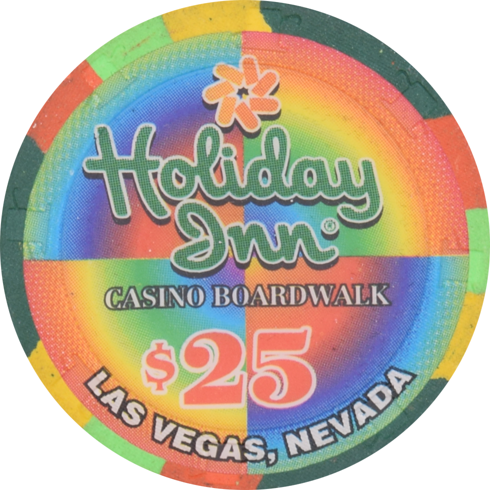 Holiday Inn Casino Boardwalk Las Vegas Nevada $25 Chip 1995