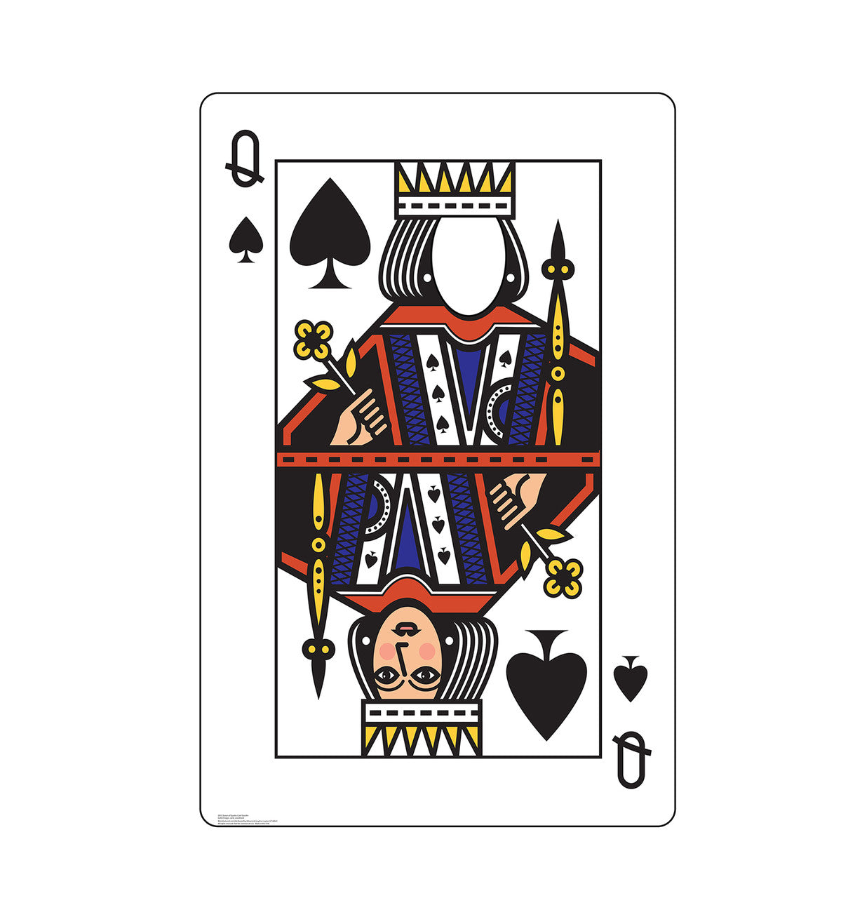 Queen of Spade Cardboard Cutout
