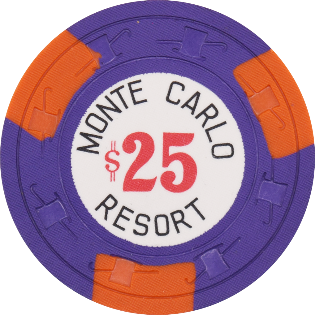 Monte Carlo Resort Casino Laughlin Nevada $25/ $5 Error Chip 1968