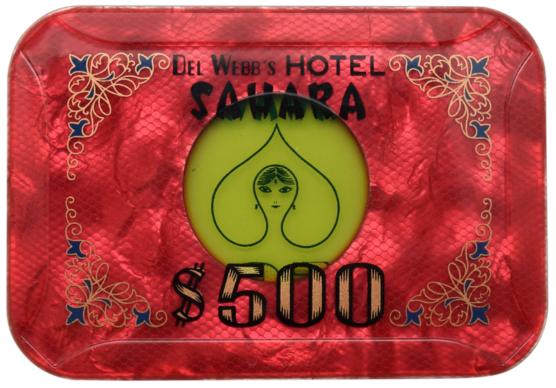 Del Webb's Sahara Casino Las Vegas Nevada $500 Plaque