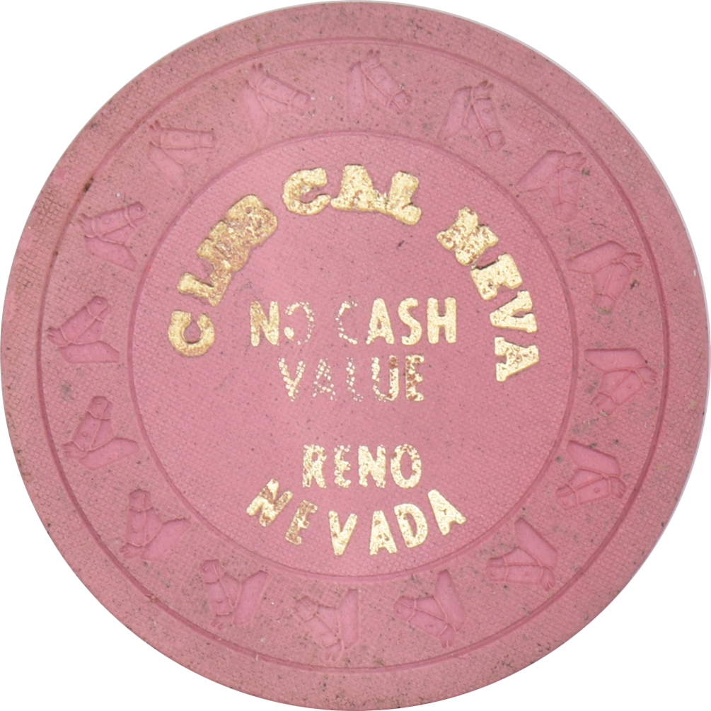 Club Cal-Neva Casino Reno Nevada Lavender NCV Chip 1970s