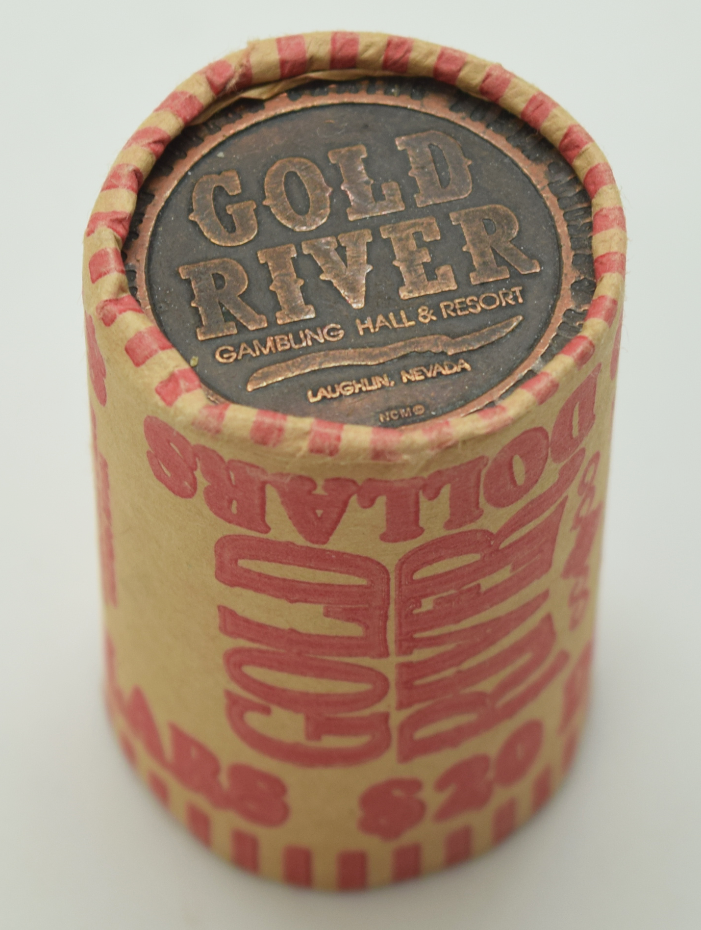 Gold River Casino Laughlin Nevada Roll of 20 $1 Gaming Tokens 1992