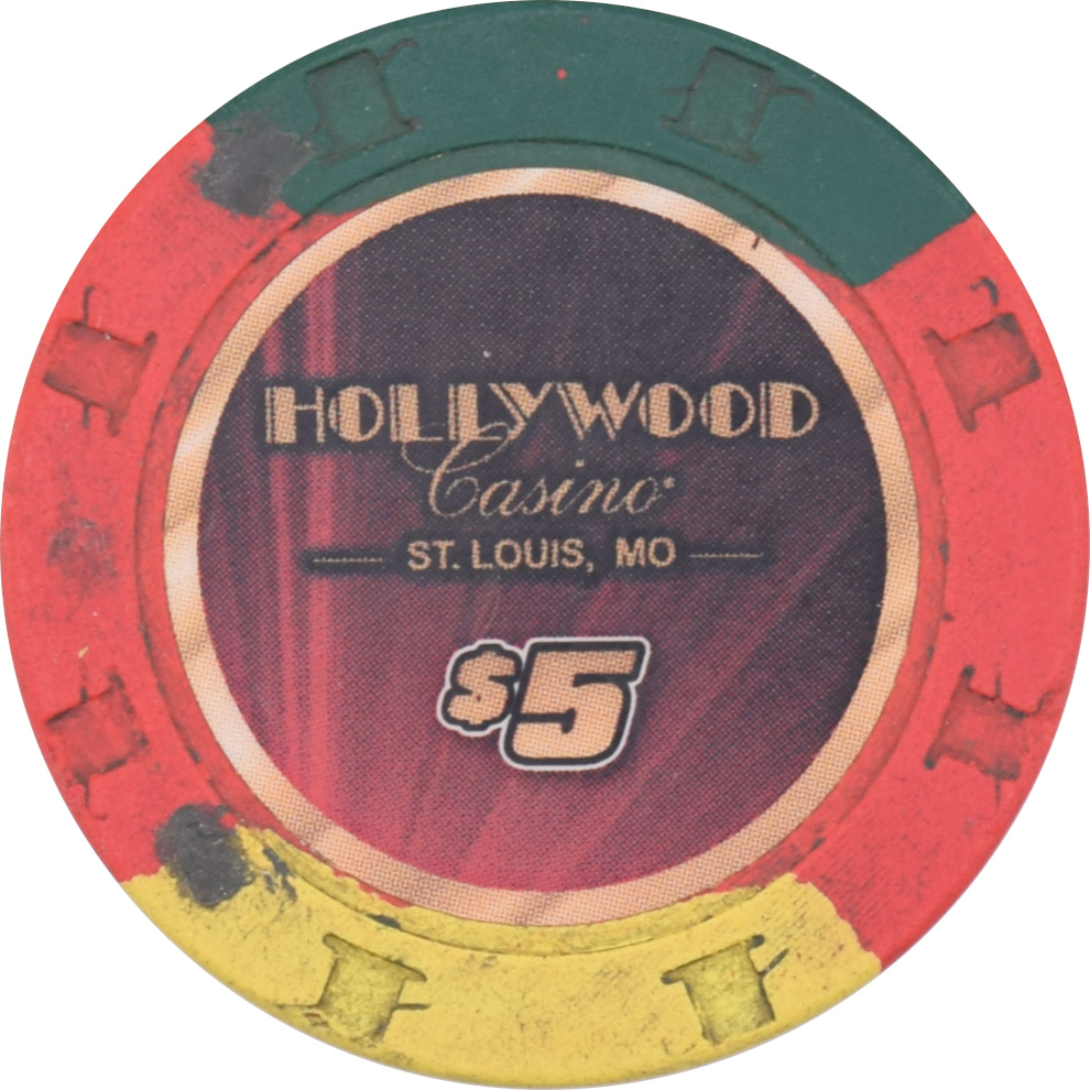 Hollywood Casino Maryland Heights Missouri $5 Chip 2012