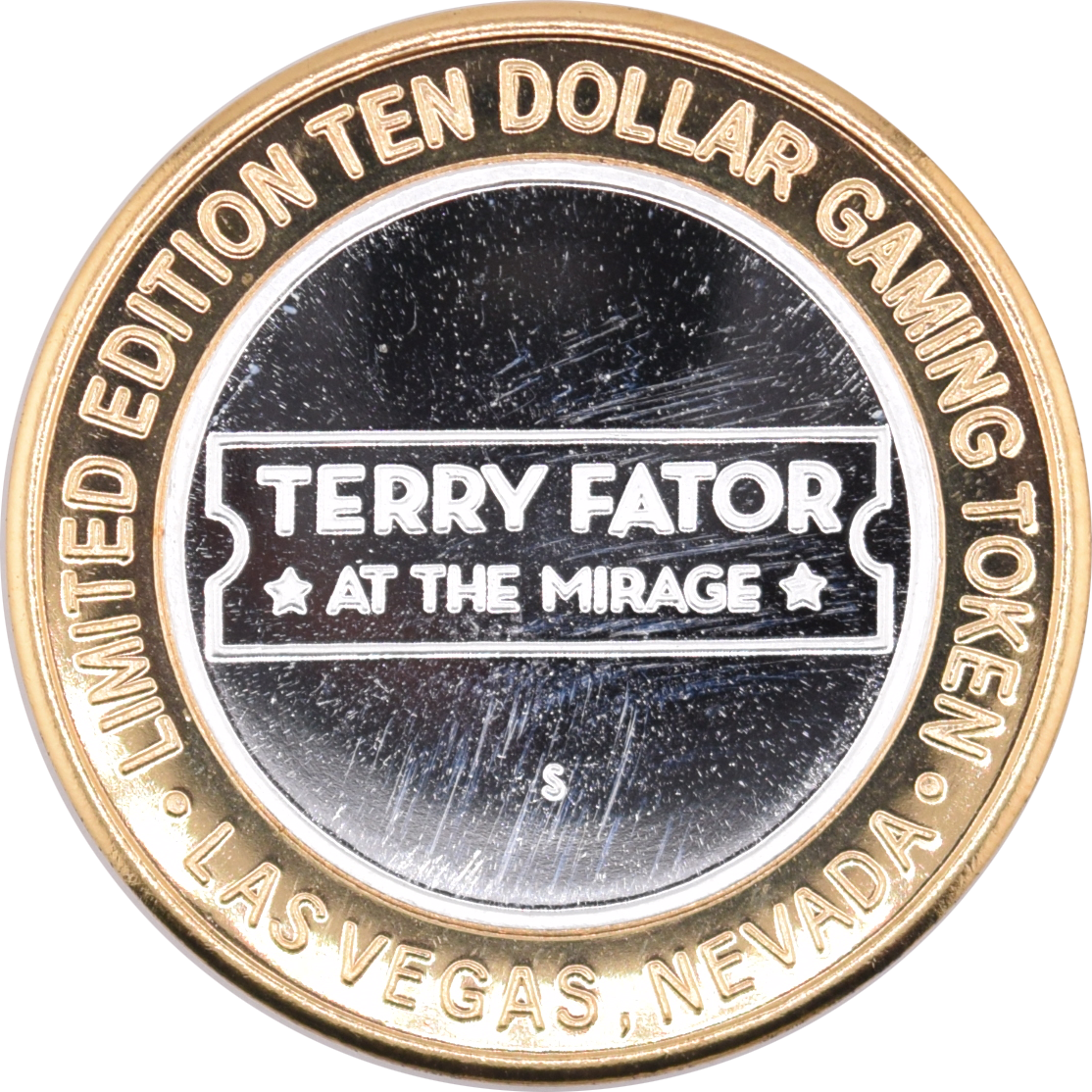 Mirage Casino Las Vegas Nevada "Julius" $10 Silver Clad Strike 2012