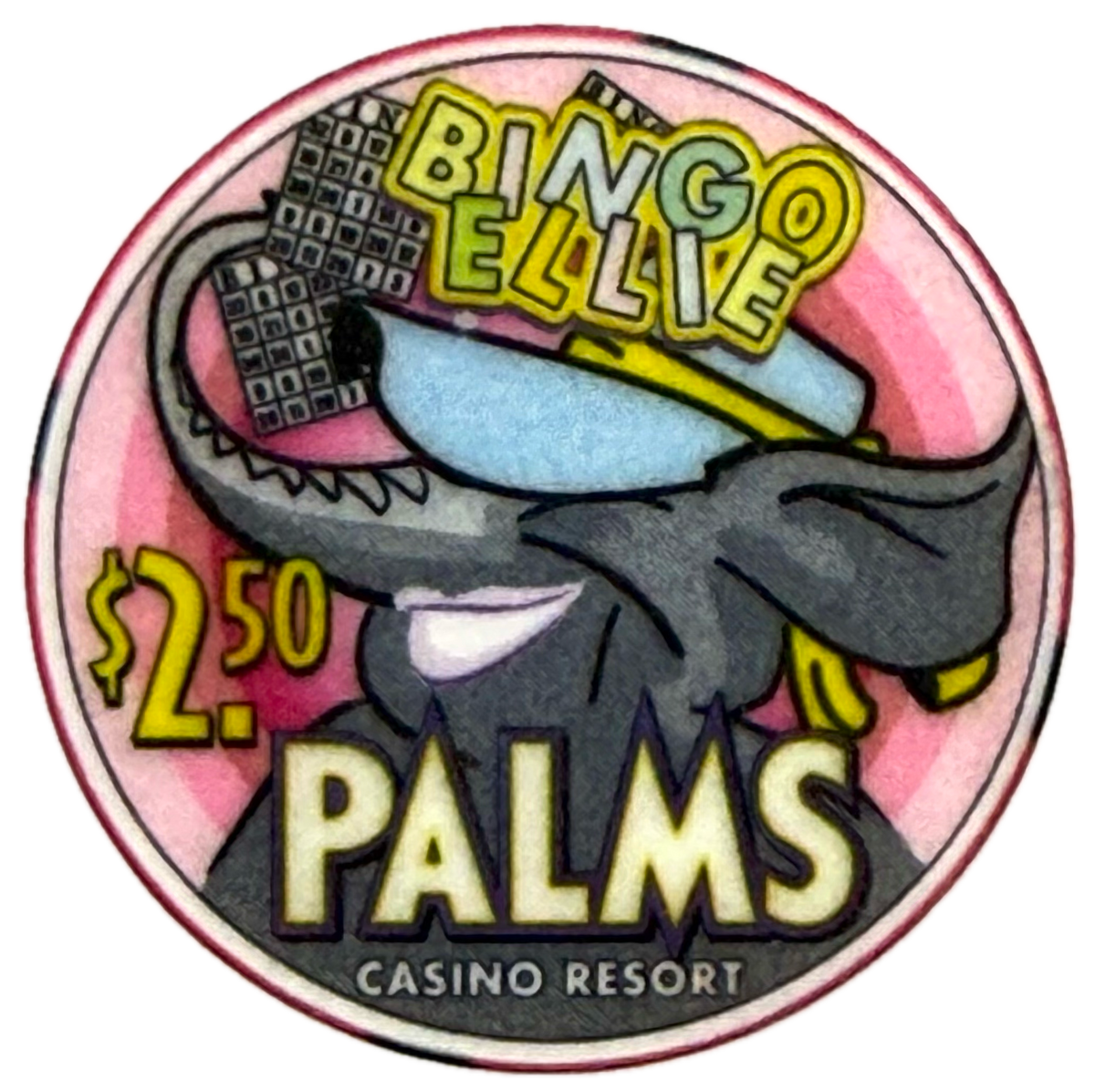 Palms Casino Las Vegas NV $2.50 Bingo Ellie Chip 2002
