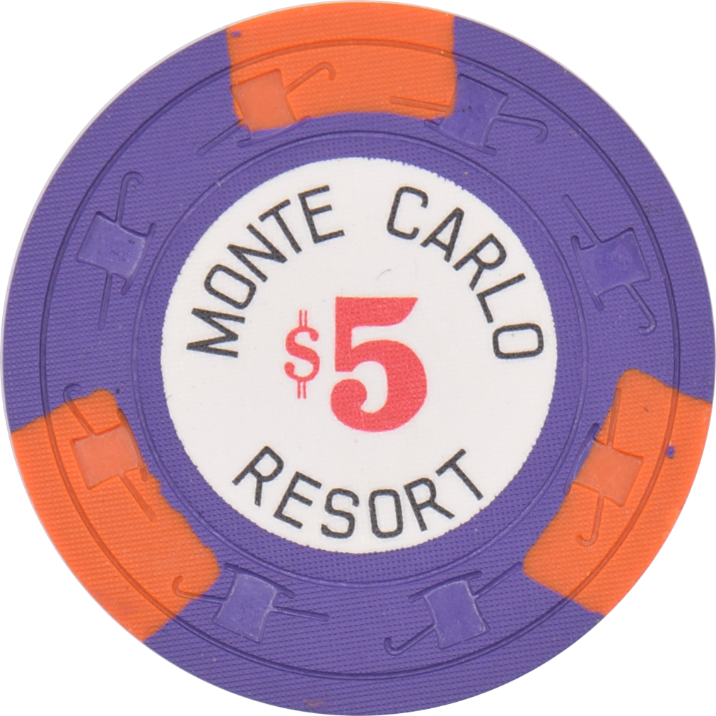 Monte Carlo Resort Casino Laughlin Nevada $25/ $5 Error Chip 1968