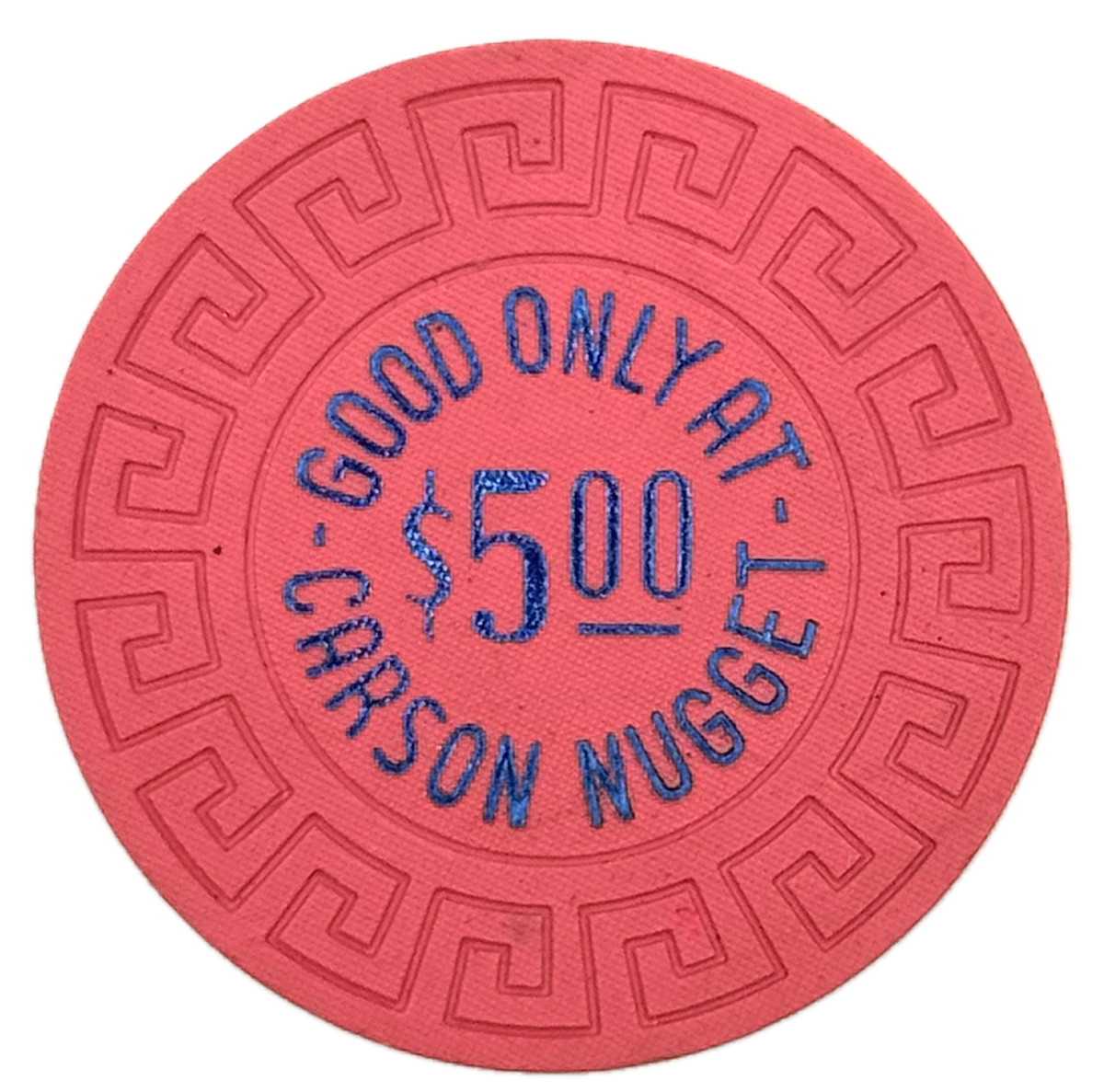 Carson City Nugget Casino Carson City NV $5 Chip 1970s