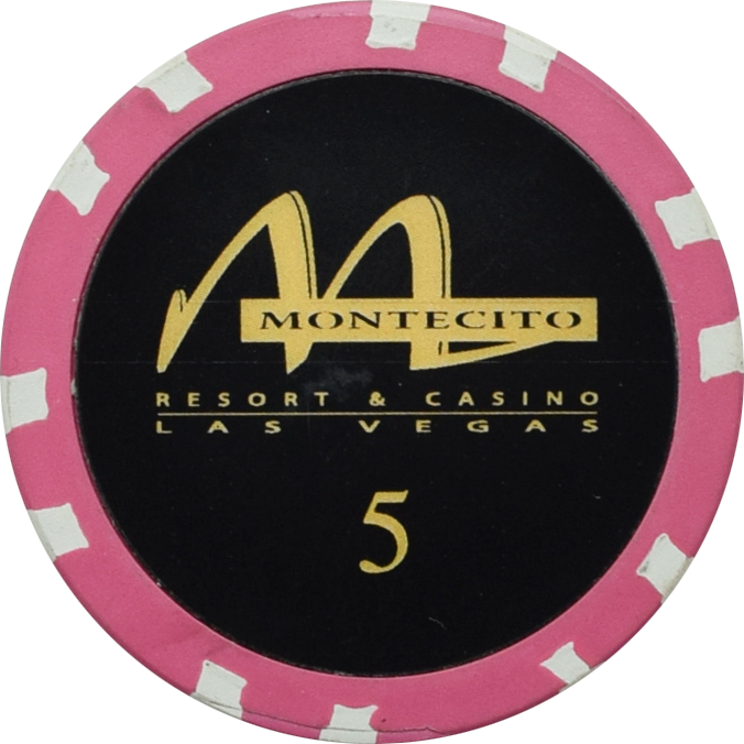 Montecito Casino Las Vegas TV Series Prop $5 Chip
