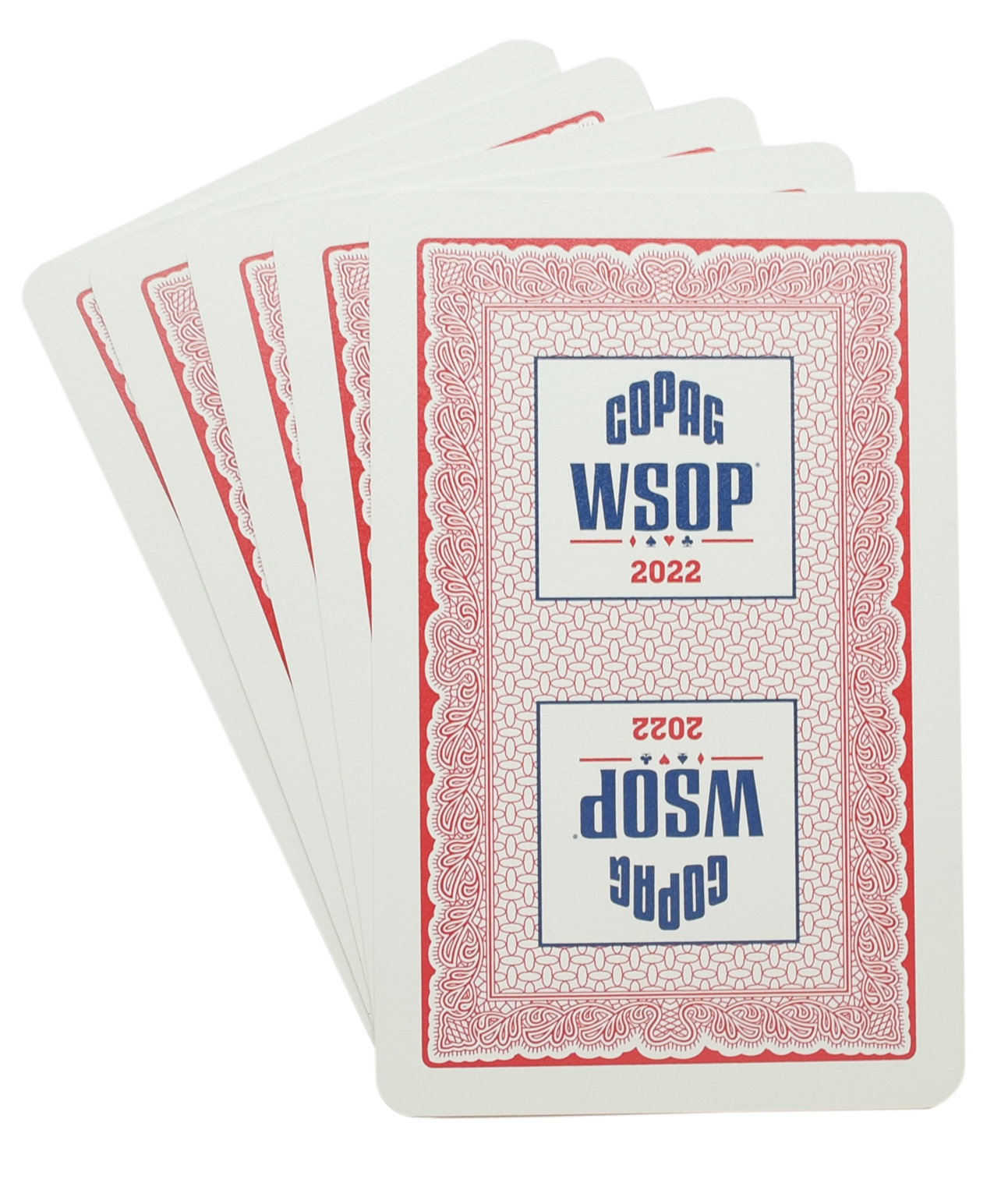 2022 Set of 2 Authentic Decks Dealt at WSOP Used Copag Plastic Playing Cards Bridge Standard Index