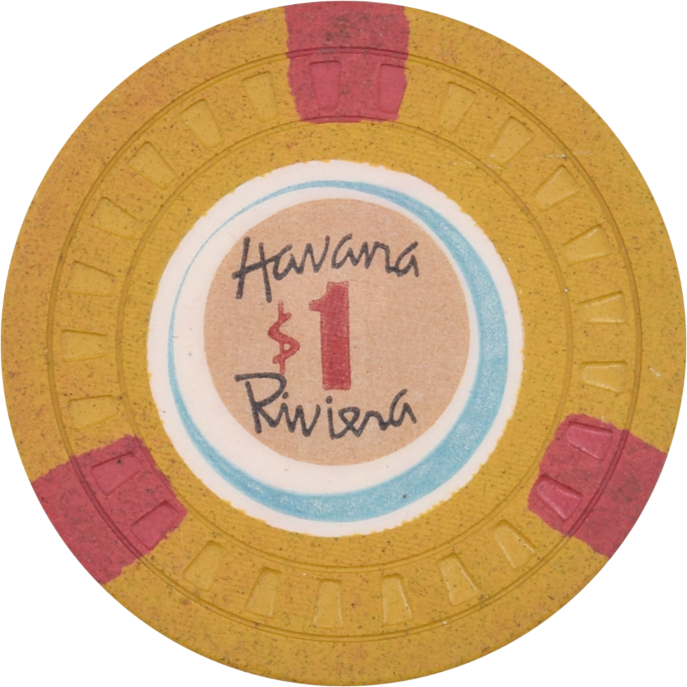 Havana Riviera Casino Havana Cuba $1 Chip