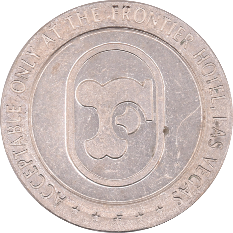 Frontier Hotel Casino Las Vegas Nevada $1 Token 1967