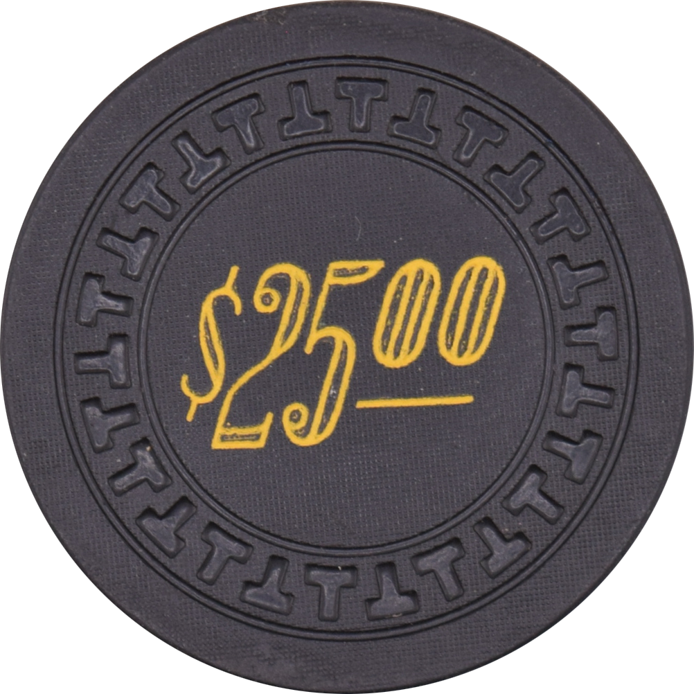 Las Vegas Club Casino Las Vegas Nevada $25 Chip 1940s