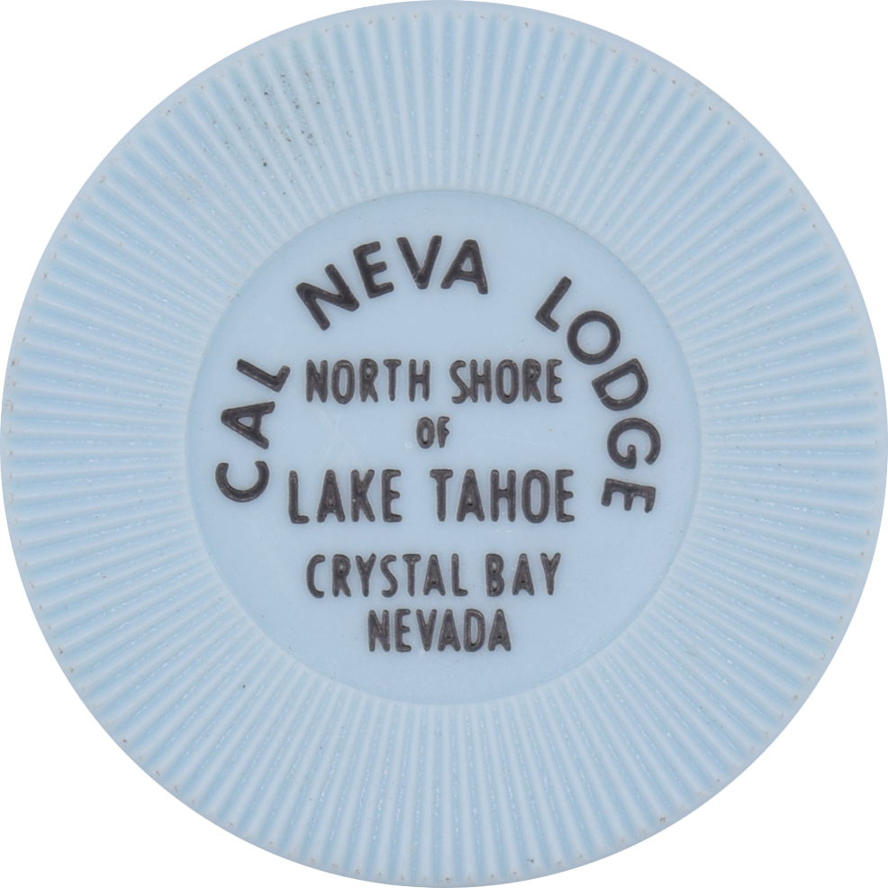 Cal-Neva Lodge Casino Lake Tahoe Nevada Good Luck Lt Blue Chip