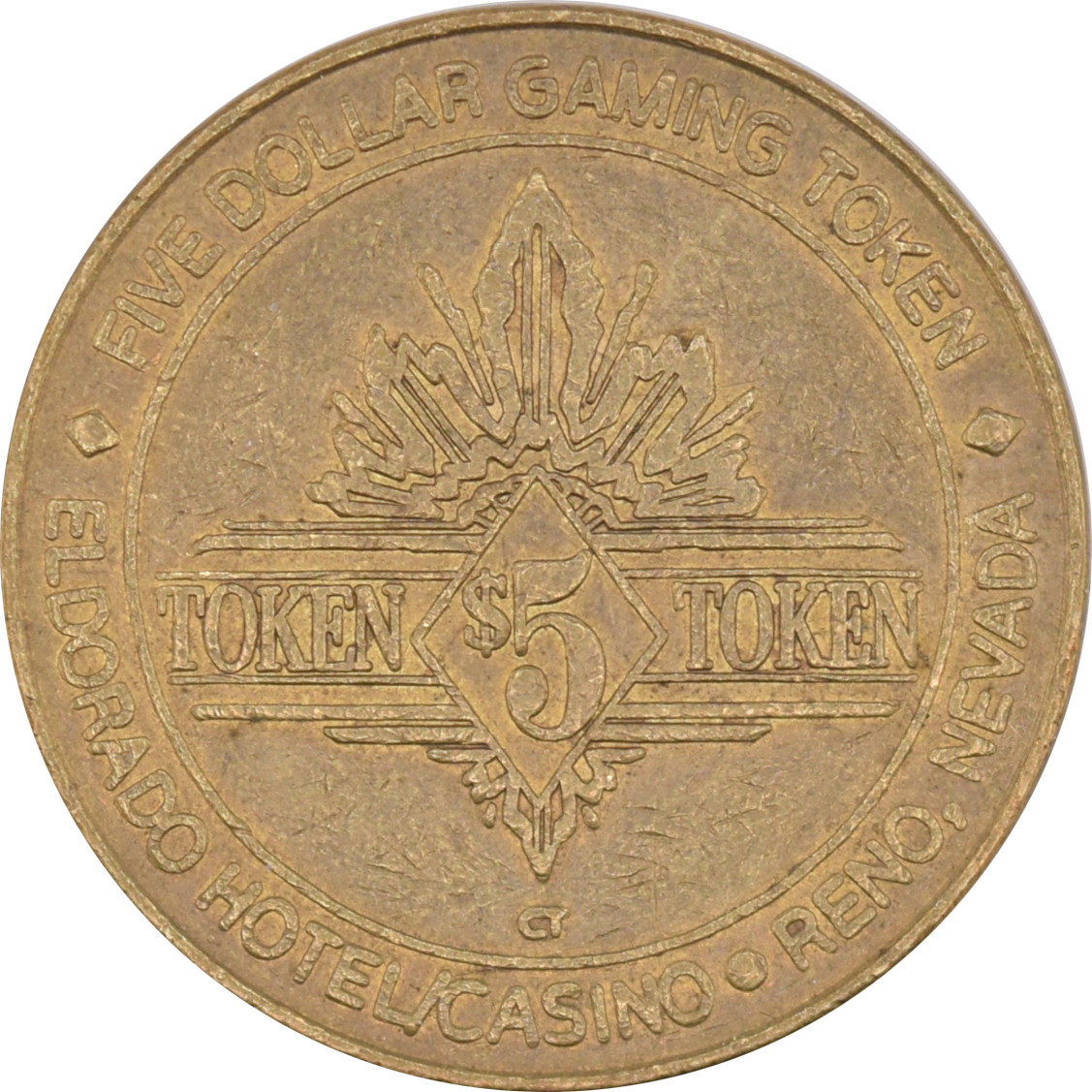 Eldorado Casino Reno Nevada $5 Token 1994