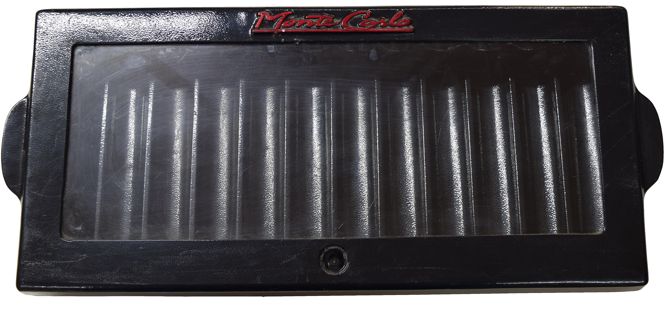 Monte Carlo Casino Las Vegas Used Paul-son Metal Dealer Black Tray