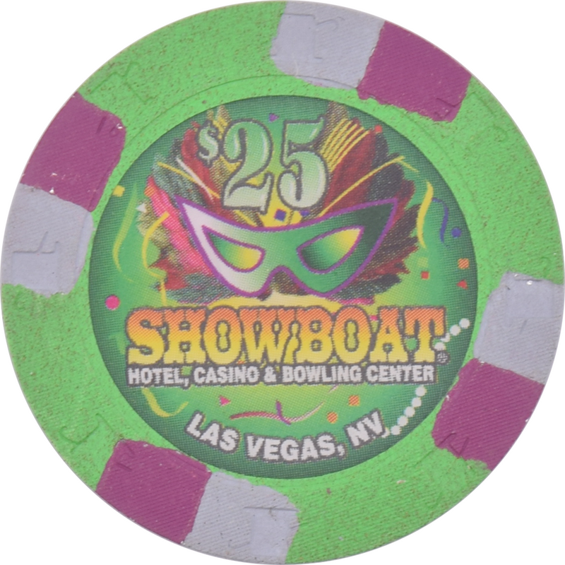 Showboat Casino Las Vegas Nevada $25 Chip 1996