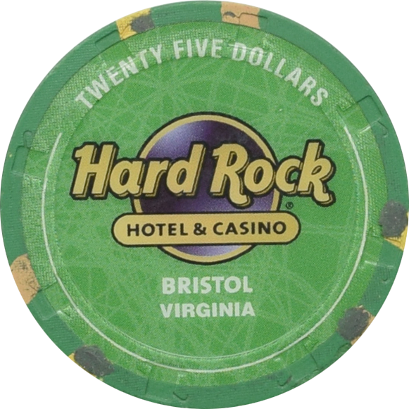 Hard Rock Casino Bristol Virginia $25 Chip 2022