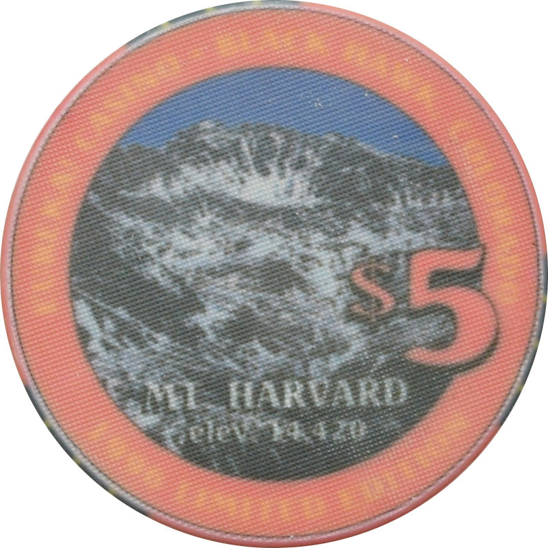 Eureka Casino Black Hawk Colorado $5 Mt. Harvard Chip 1996