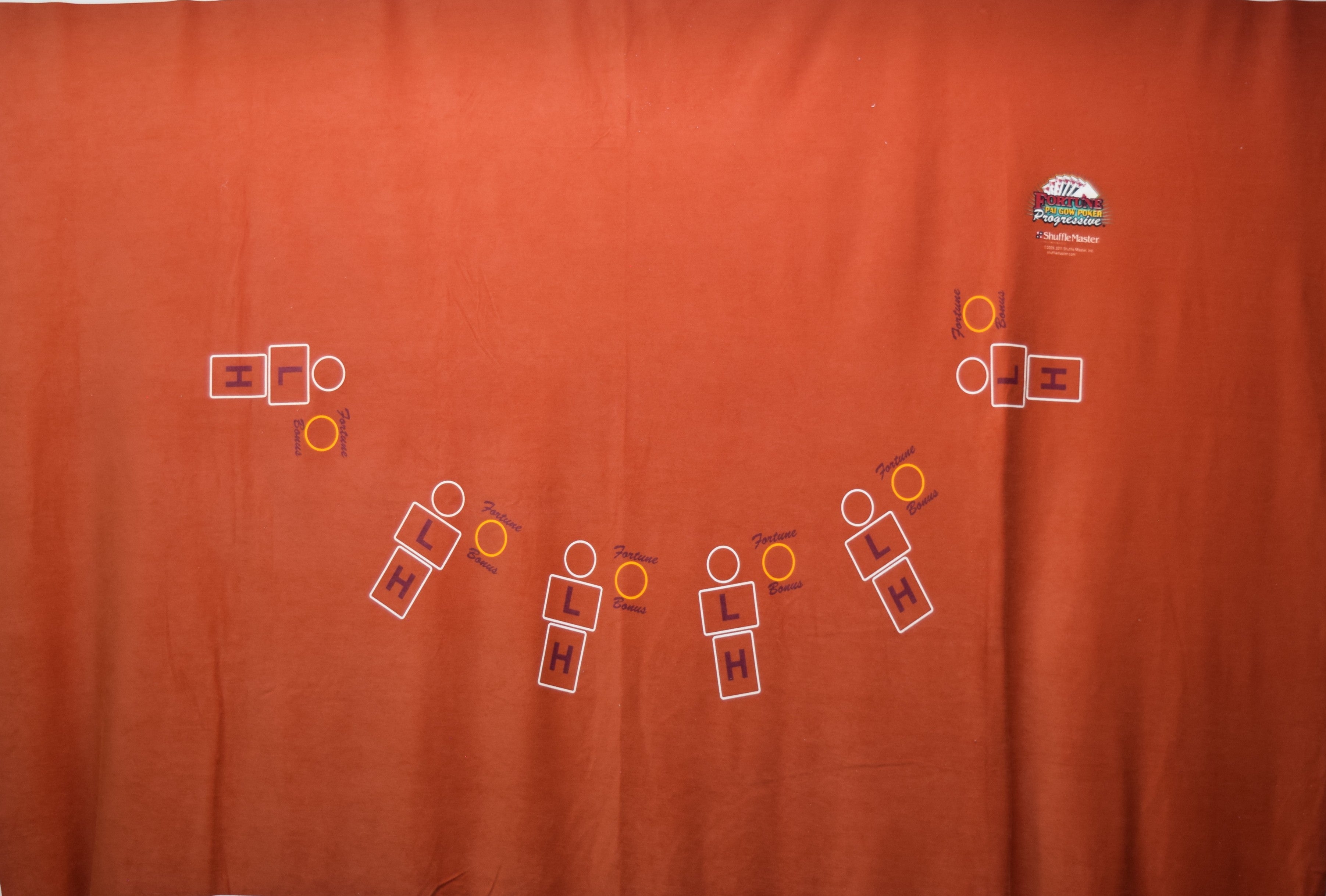 Golden Nugget Casino Las Vegas Nevada New Pai Gow Layout