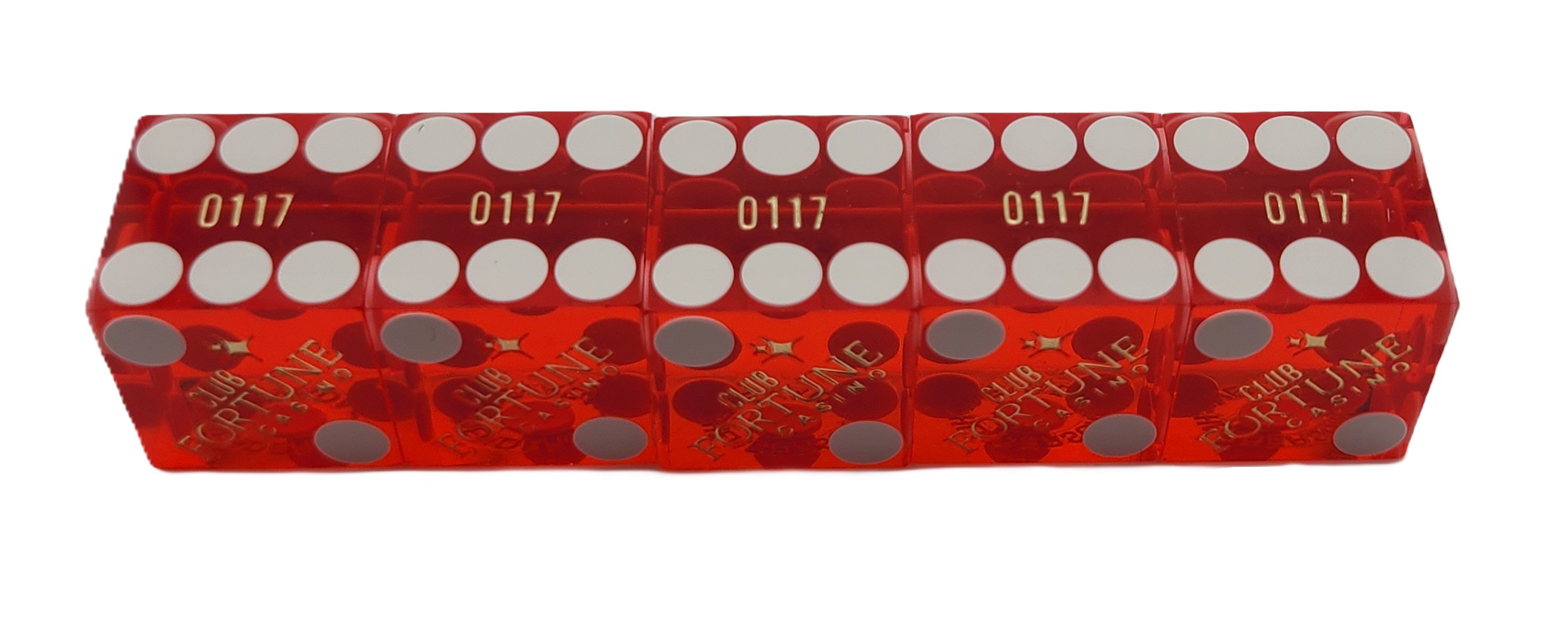 Club Fortune Casino Henderson Nevada Used Stick of Dice