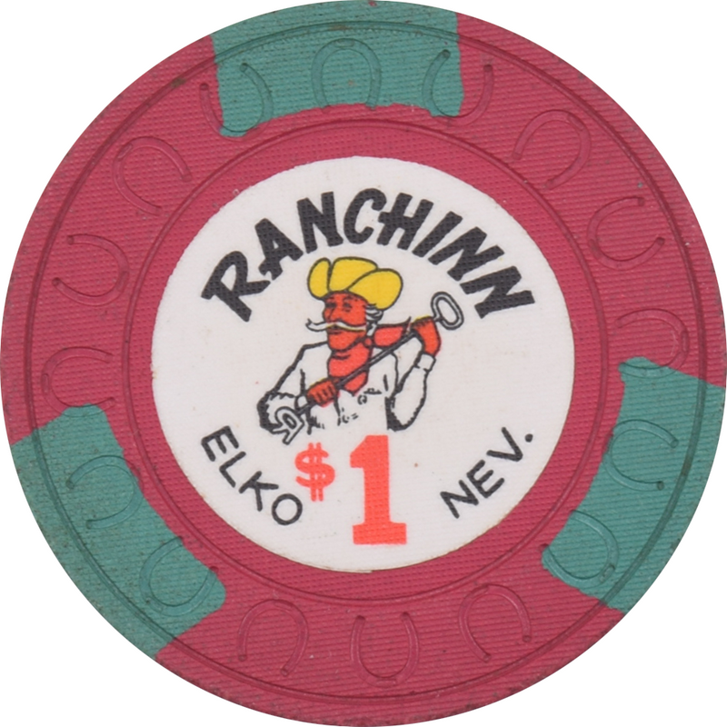 Ranchinn Casino Elko Nevada $1 Chip 1969