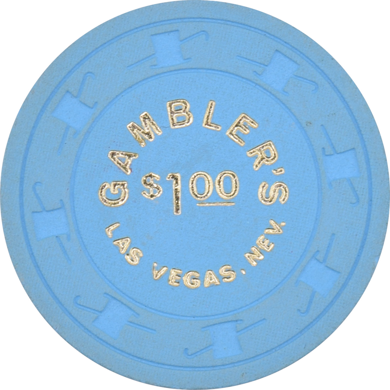 Gambler's (Hall of Fame) Casino Las Vegas Nevada $1 Chip 1974