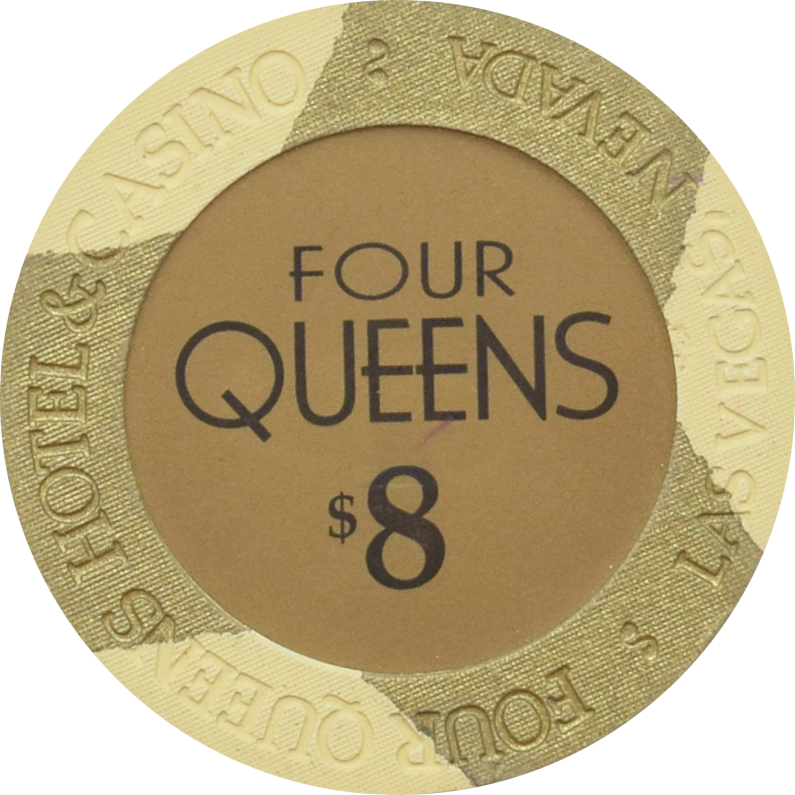 Four Queens Casino Las Vegas Nevada $8 Chip 2001