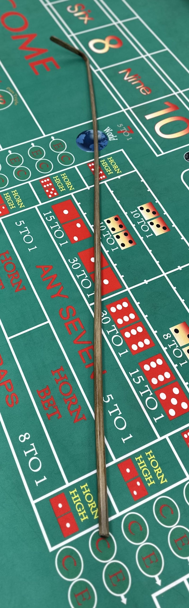 Casino Quality Rattan 42" Craps Stick