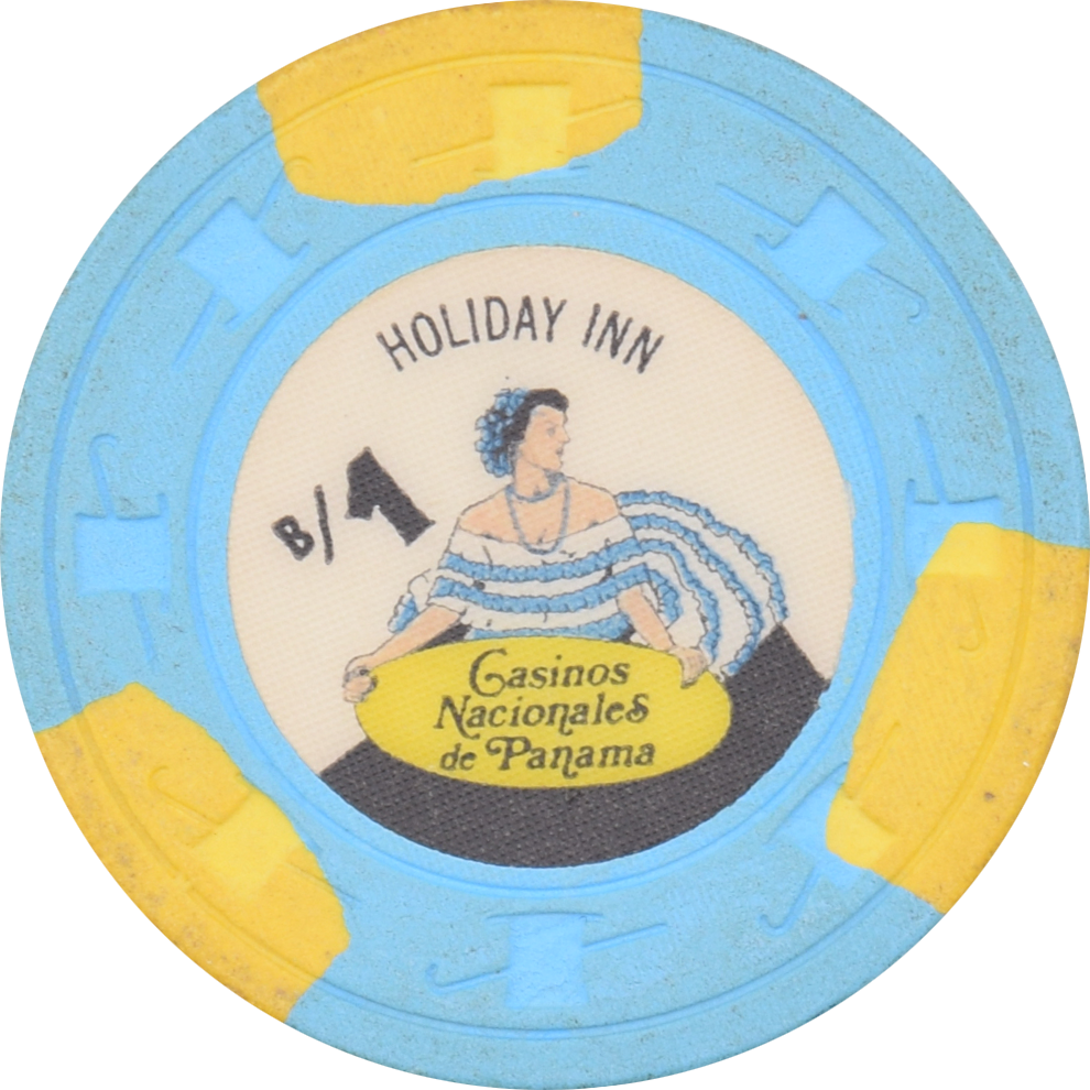 Holiday Inn Casino Nacionales De Panama $1 Chip